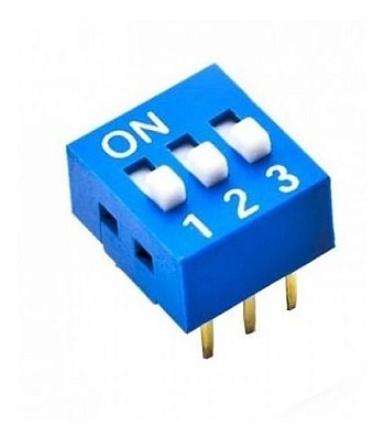 Chave DIP Switch 3 Vias