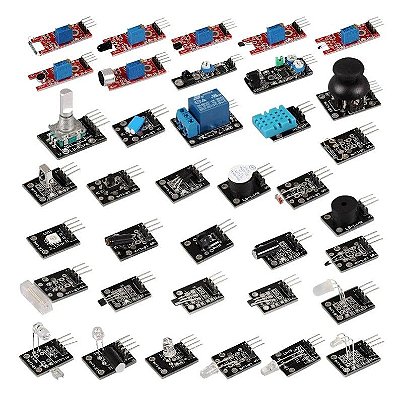 Kit com 37 sensores para Arduino - sem Caixa Organizadora