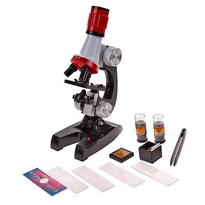 Microscópio Educacional 100x-1200x
