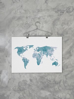 Poster Mundi Coetâneo Mapa 1