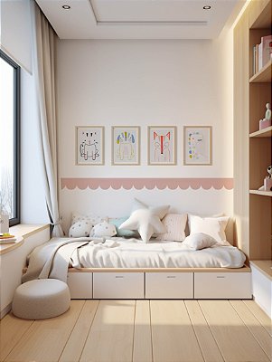 Kit com 4 Posters A3 Infantil animais