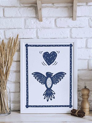 Poster Cordel Amado Amor Blue