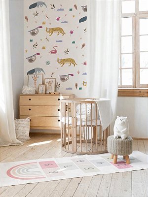 Kit de Adesivos de Parede Fauna