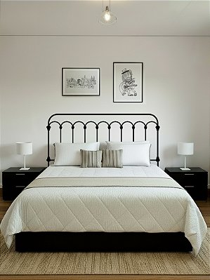 Kit com cabeceira de casal adesiva + 2 Posters A3 Street Art