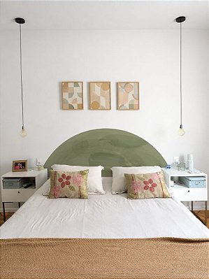 Kit com adesivo de cabeceira + 3 Posters A3 Bauhaus