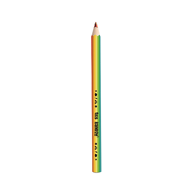 Lápis De Cor Rainbow Multicolor Jumbo Tris - 1 Blister Com 2 Unidades