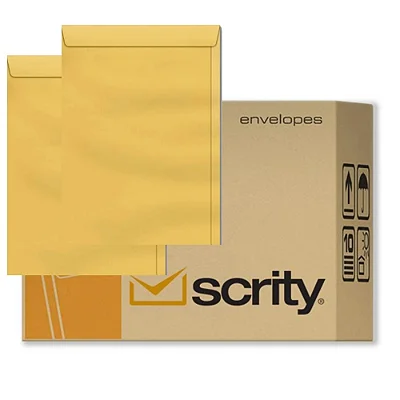 Envelope Saco 260x360 80g Kraft Ouro Scrity