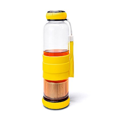 Garrafa de vidro com infusor 550 ml