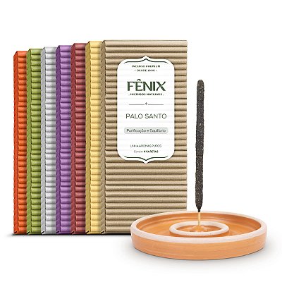 NOVO Kit 7 mais Vendidos + Incensário de Cerâmica