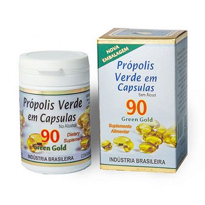 Cápsulas de Própolis Verde ApisBrasil® - 90 cápsulas