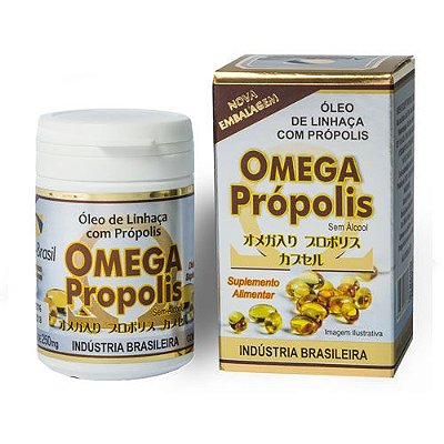 Cápsulas: Ômega Própolis