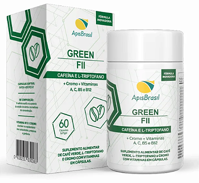 Green FII Cafeína + L Triptofano