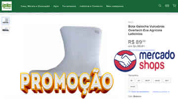Promoção bota Overtech