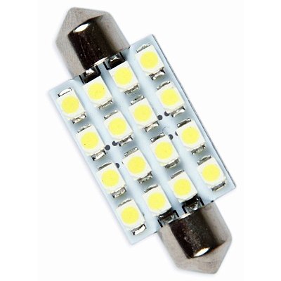 Lâmpada Torpedo 16 LEDs Para Luz de Teto Placa (31mm, 36mm, 39mm 41mm) (Unidade)