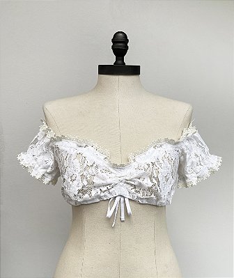 Blusa Ciganinha Renda Off