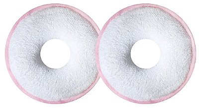 Kit 2 Rosquinhas De Amamentação Absorventes Seios Lavável - Rosa