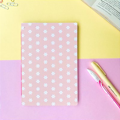 Planner Mensal - permanente (sem data) - Floral Rosé