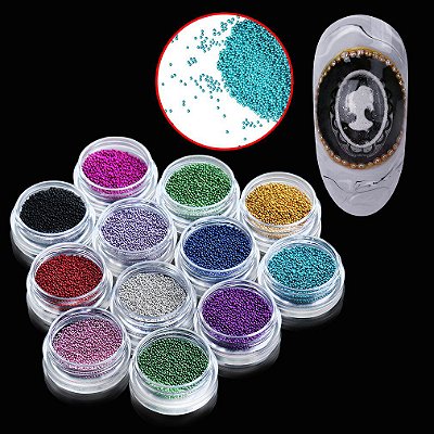 Kit 12 Caviar colorido