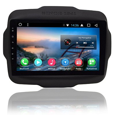 Central Multimídia Jeep Renegade Android tela de 9" -TV, Wifi e espelhamento