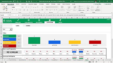 Planilha de Controle de Treinamentos em Excel 6.0