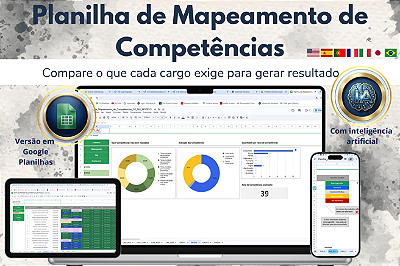 Planilha de Mapeamento de Competências em Google 7.0