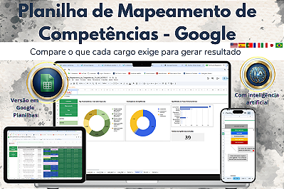 Planilha de Mapeamento de Competências em Google 7.0