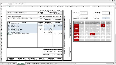 Planilha de Conferência da Folha de Pagamento em Excel 6.0