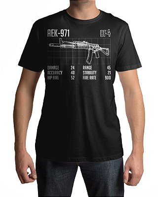 Camiseta BF4 Battlefield 4 AEK-971