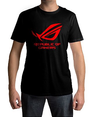 Camiseta PC Gamer ROG Red