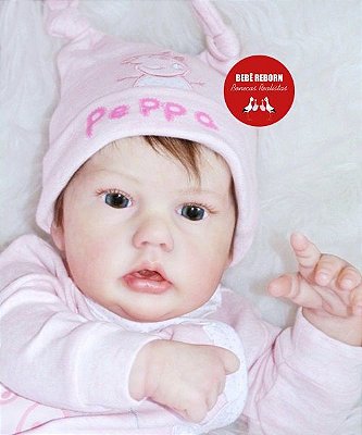 Boneca Bebê Reborn Menina Bebê Quase Real Super Linda Com Enxoval E Chupeta Super Promoção