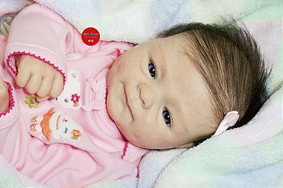 Bebê Reborn Menina Coco Malu 48 Cm Olhos Abertos Princesa Linda E Realista Acompanha Acessórios