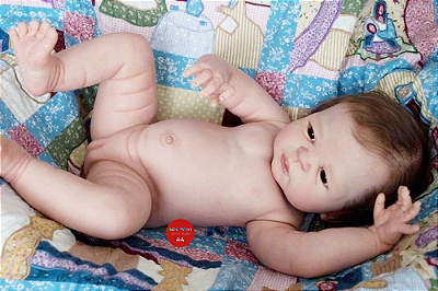 Bebê Reborn Menina Victória 58 Cm Olhos Abertos Detalhes Reais De Um Bebê Acompanha Acessórios