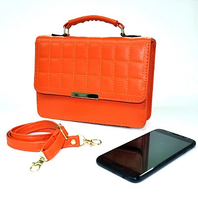 Bolsa Feminina de Ombro Mini - Orange