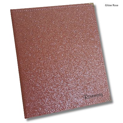 Pasta Publicações Personalizada  Laser - Glitter Rose