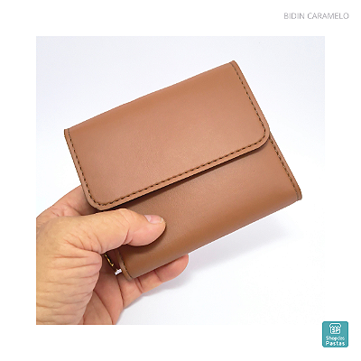 Porta Folhetos Compacto - Bidin Caramelo