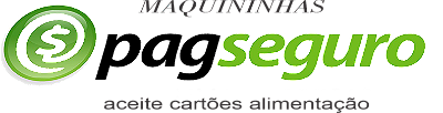Maquininhas pagseguro - aceita a alimentação.