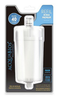 Refil para Filtro Acqua Premium ponto de uso