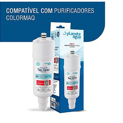 Refil Colormaq Top Color 1075 Compativel Planeta agua