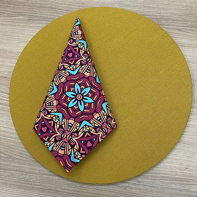 Kit 8 Lugares mostarda mandala