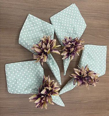 Kit 4 Lugares Poa Verde