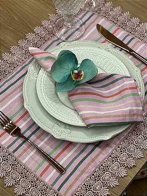 Kit 8 Lugares Listrado