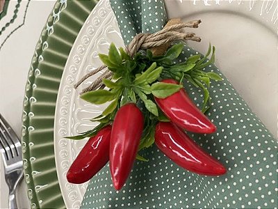 Porta guardanapo pimenta