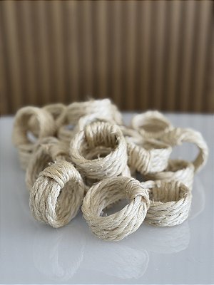 Porta-Guardanapo Rústico em Corda Sisal – Uso Duplo