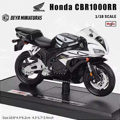 Miniatura Honda CBR 1000RR 2006 Maisto Edição Especial 1:18
