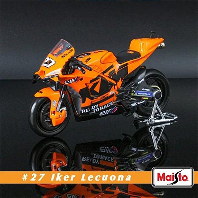 Miniatura Tech3 KTM 2021 Piloto Iker Lecuona #27 Maisto 1:18