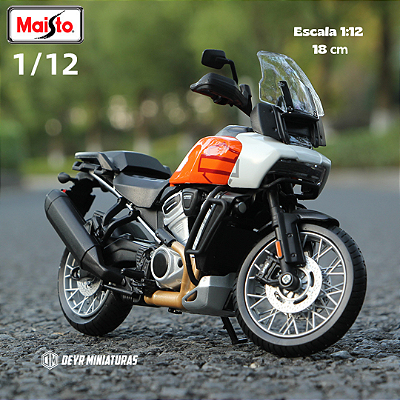 Miniatura Harley Davidson Pan America 1250 2021 Maisto 1:12 - 18 cm