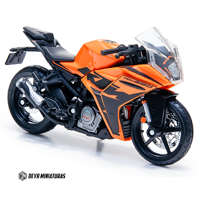 Miniatura KTM RC 390 2022 Maisto Edição Especial 1:18