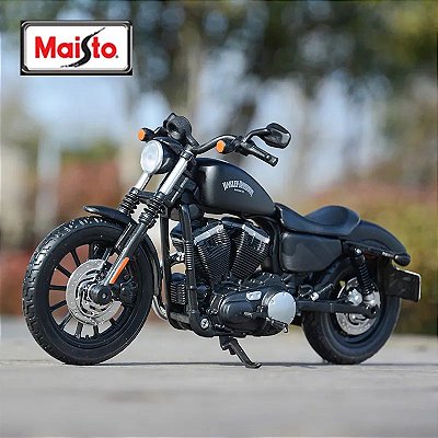 Miniatura Harley Davidson Iron 883 2014 Maisto 1:12 - 18 cm
