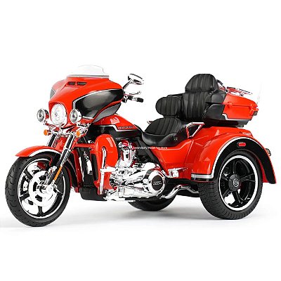 Miniatura Harley Davidson CVO Tri Glide 2021 Laranja Maisto 1:12