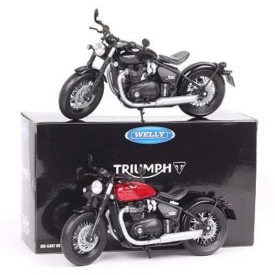 Miniatura Triumph Bonneville Bobber 2021 Welly 1:12